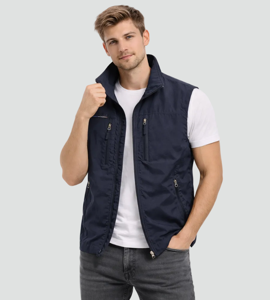 Bernado - Outdoor Zip Up Utility Vest