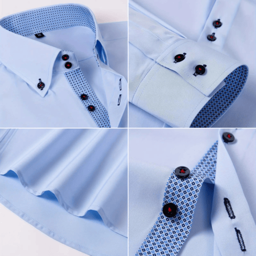 Remco | Long Sleeve Button Collar Shirt