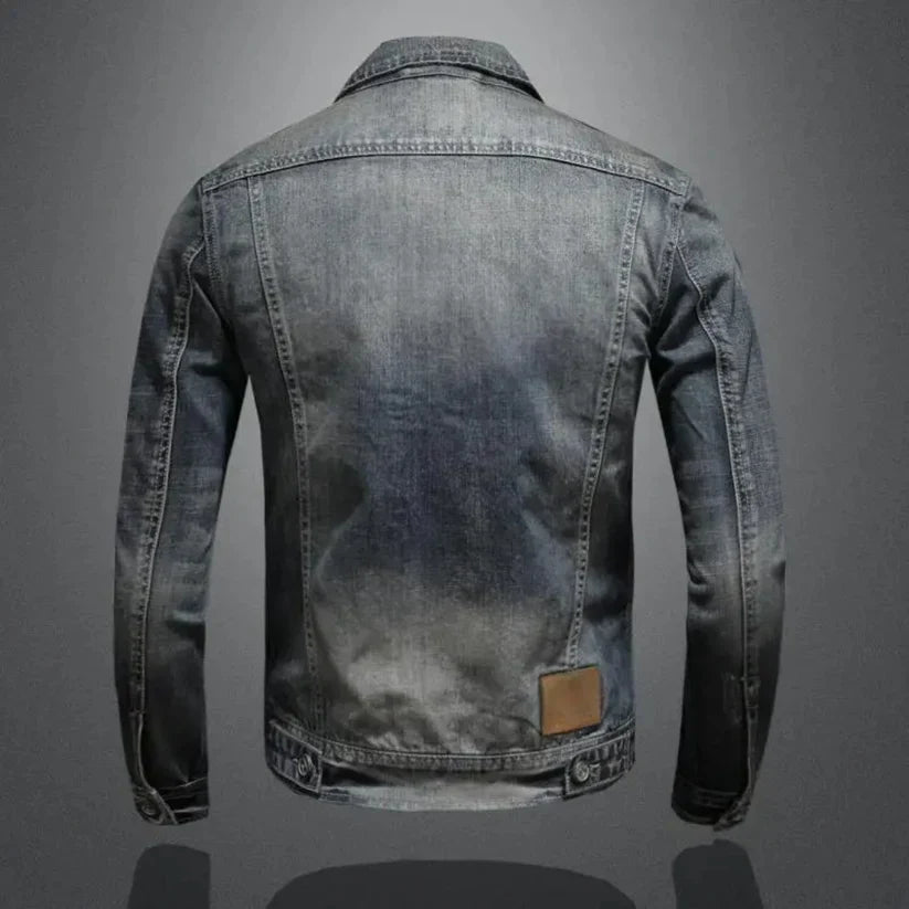Brandon | Vintage Wash Mens Denim Jacket