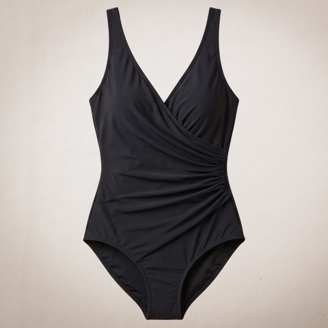 Melod | V-Neck Wrap Front One Piece Swimsuit