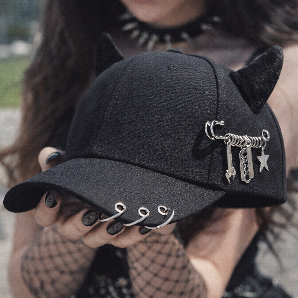 Gonzalez | Devil Horn Charm Detail Baseball Cap
