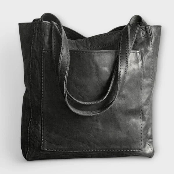 Patty | Large Soft Faux Leather Tote Bag