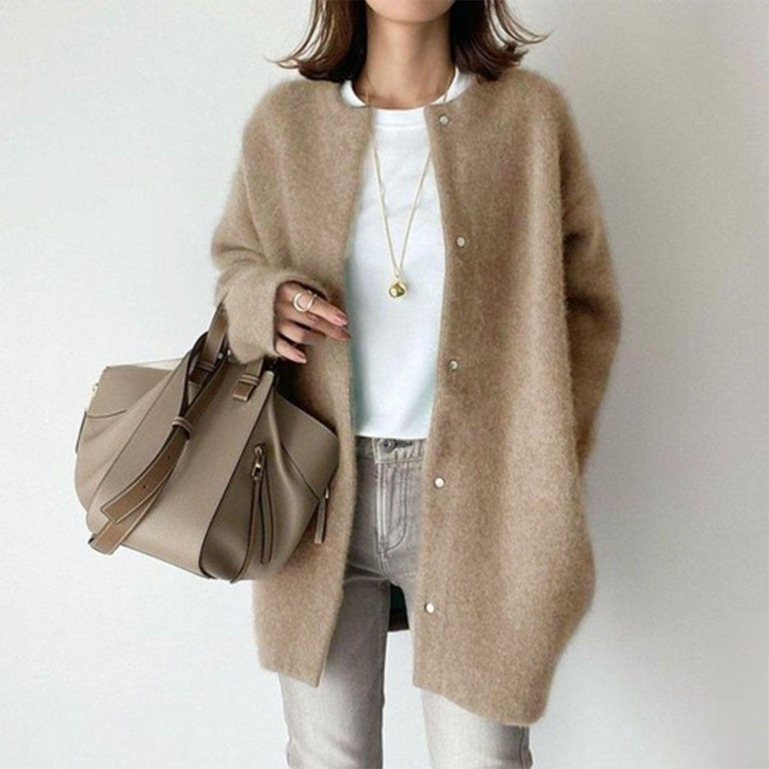 Denisse | Longline Cardigan with Long Sleeves