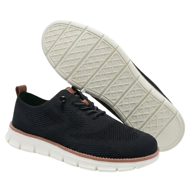 Laurie | Casual Knit Lace-Up Trainers