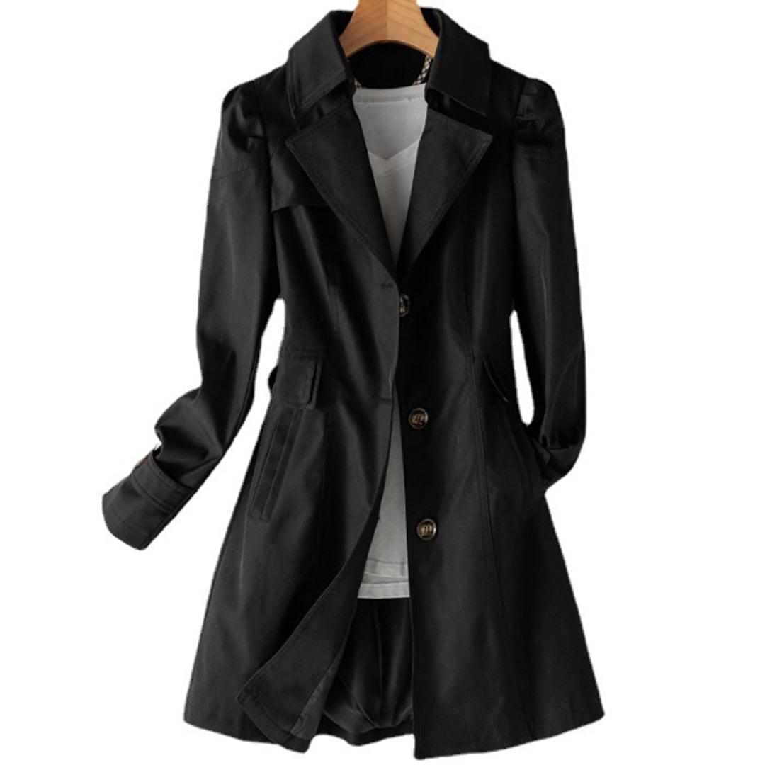Danny | Trench Coat with Notched Lapels and Buttoned Cuffs