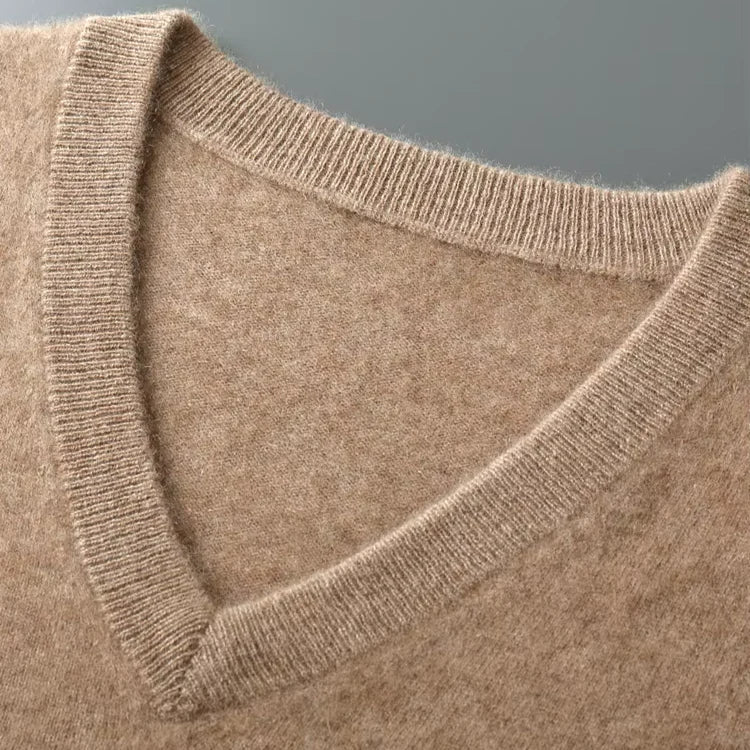 Hector | Sleeveless V-Neck Knit Sweater Vest