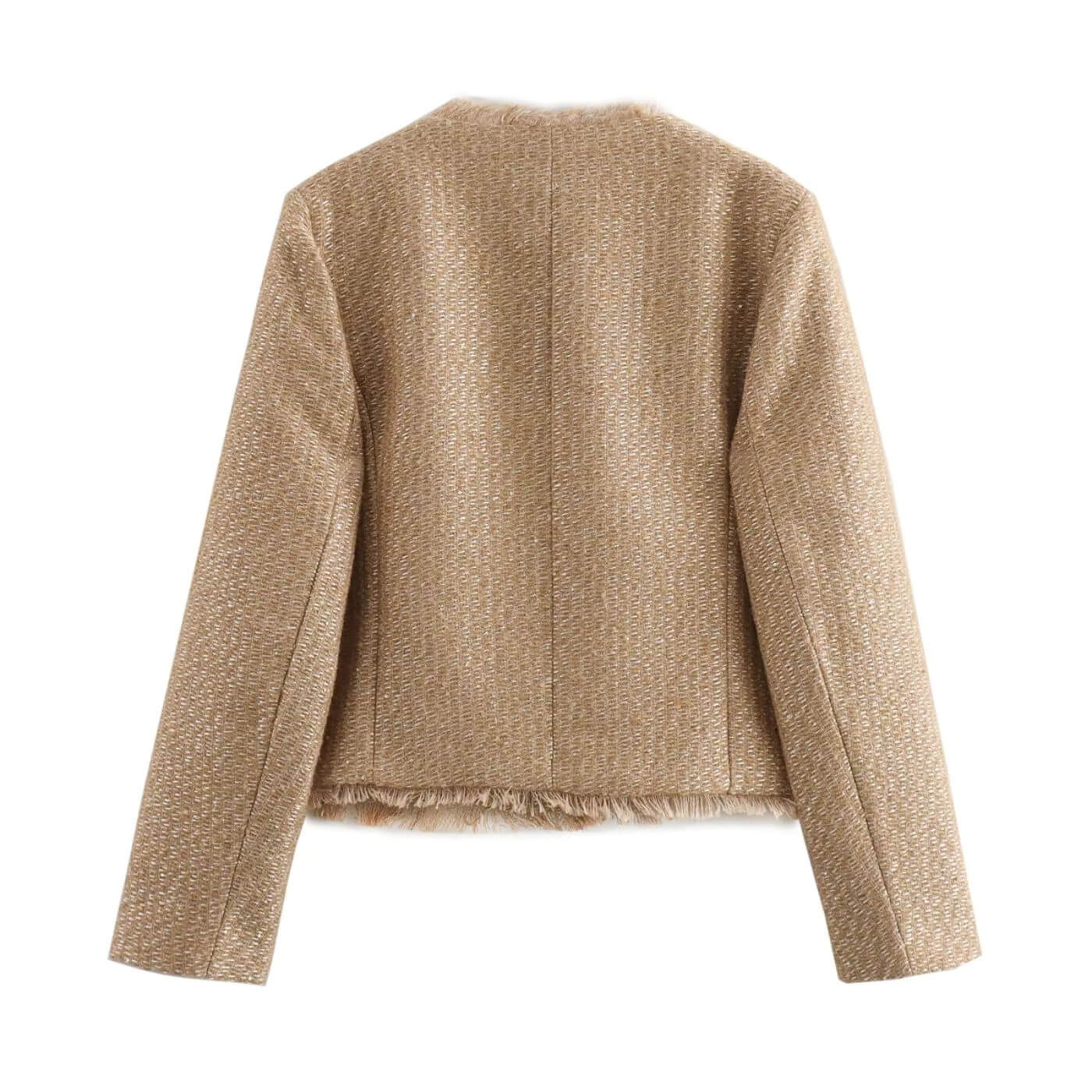 Graciana | Tweed Style Button Front Jacket