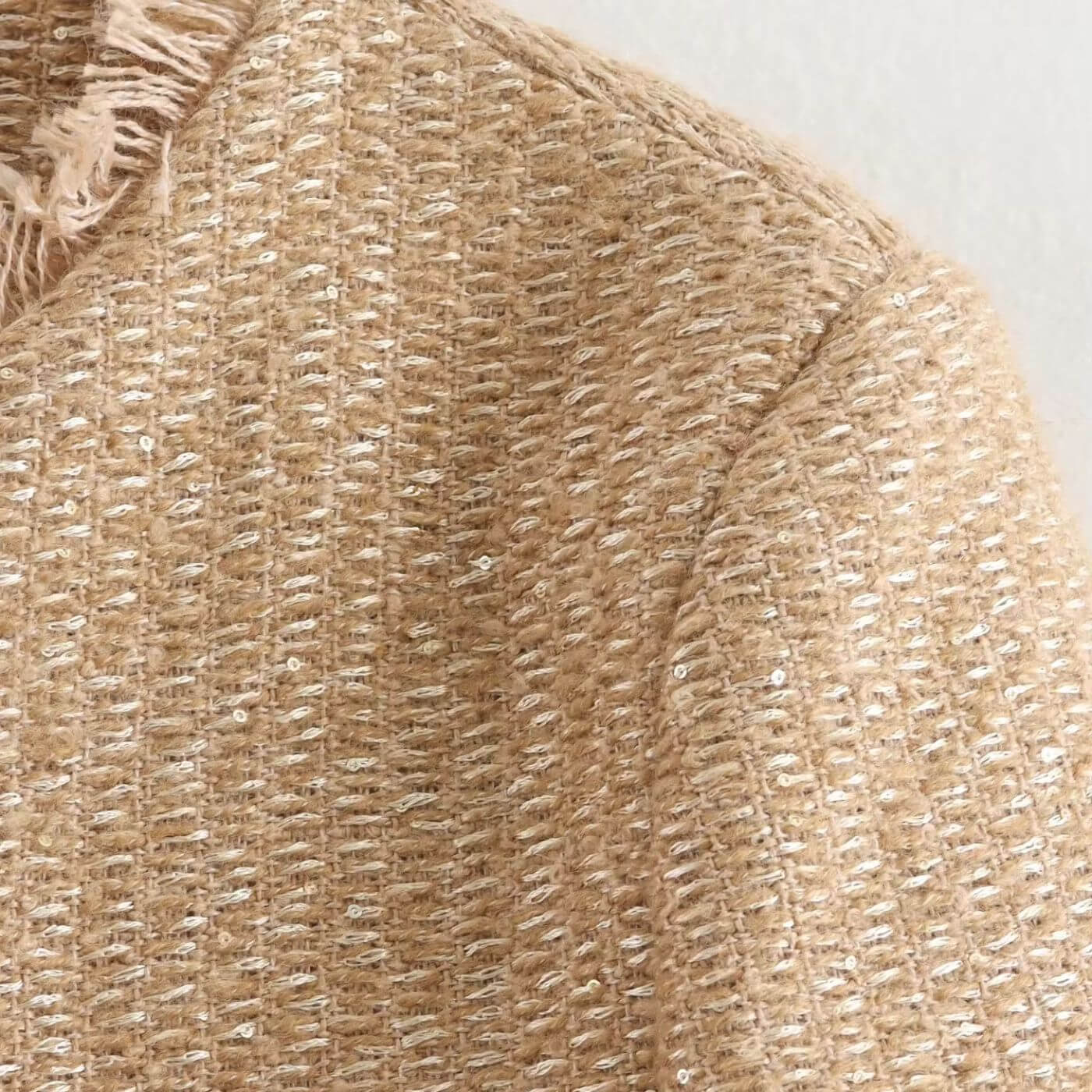 Graciana | Tweed Style Button Front Jacket