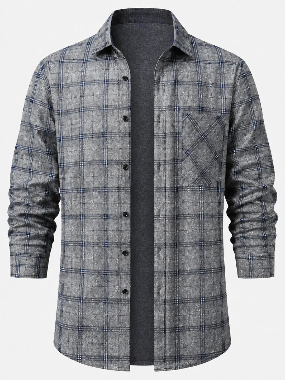 Webber | Long Sleeve Plaid Button-Up Shirt