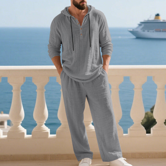 Maoray | Hooded Long Sleeve Trouser Set