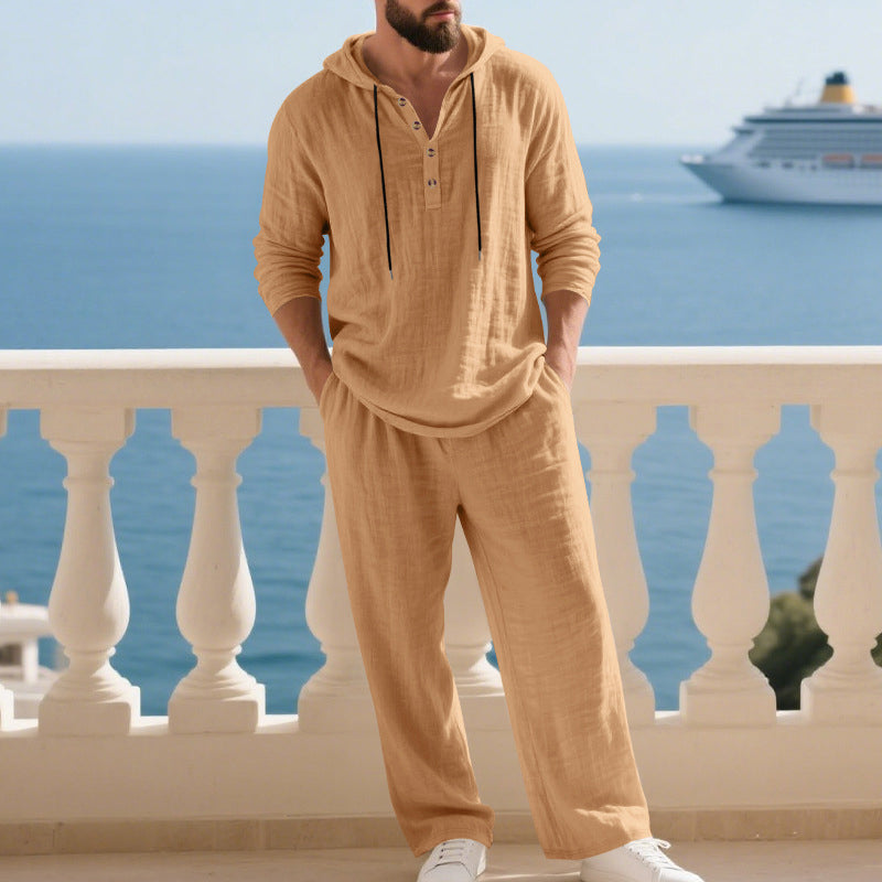 Maoray | Hooded Long Sleeve Trouser Set