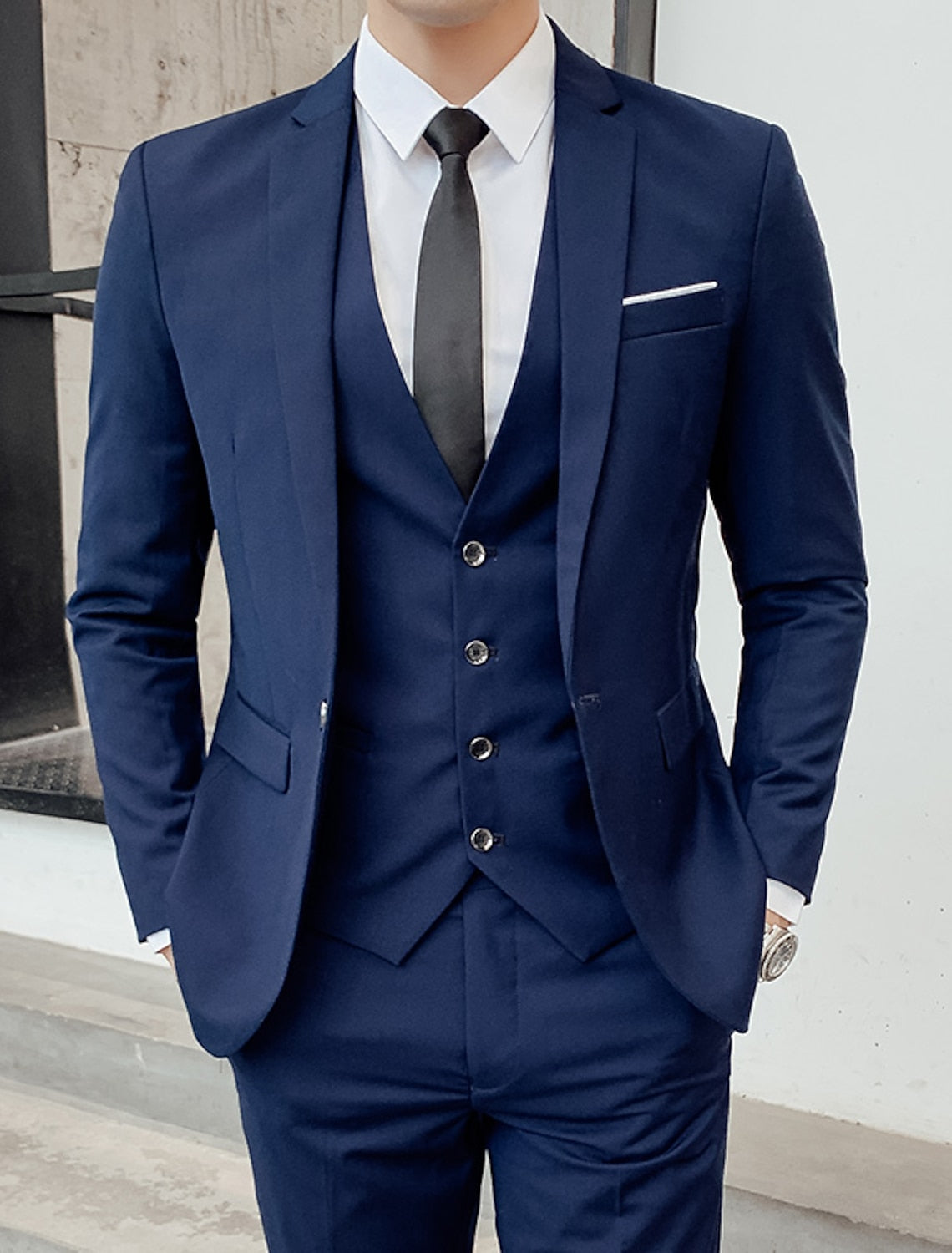 Martial | Slim Fit Three-Piece Suit Set