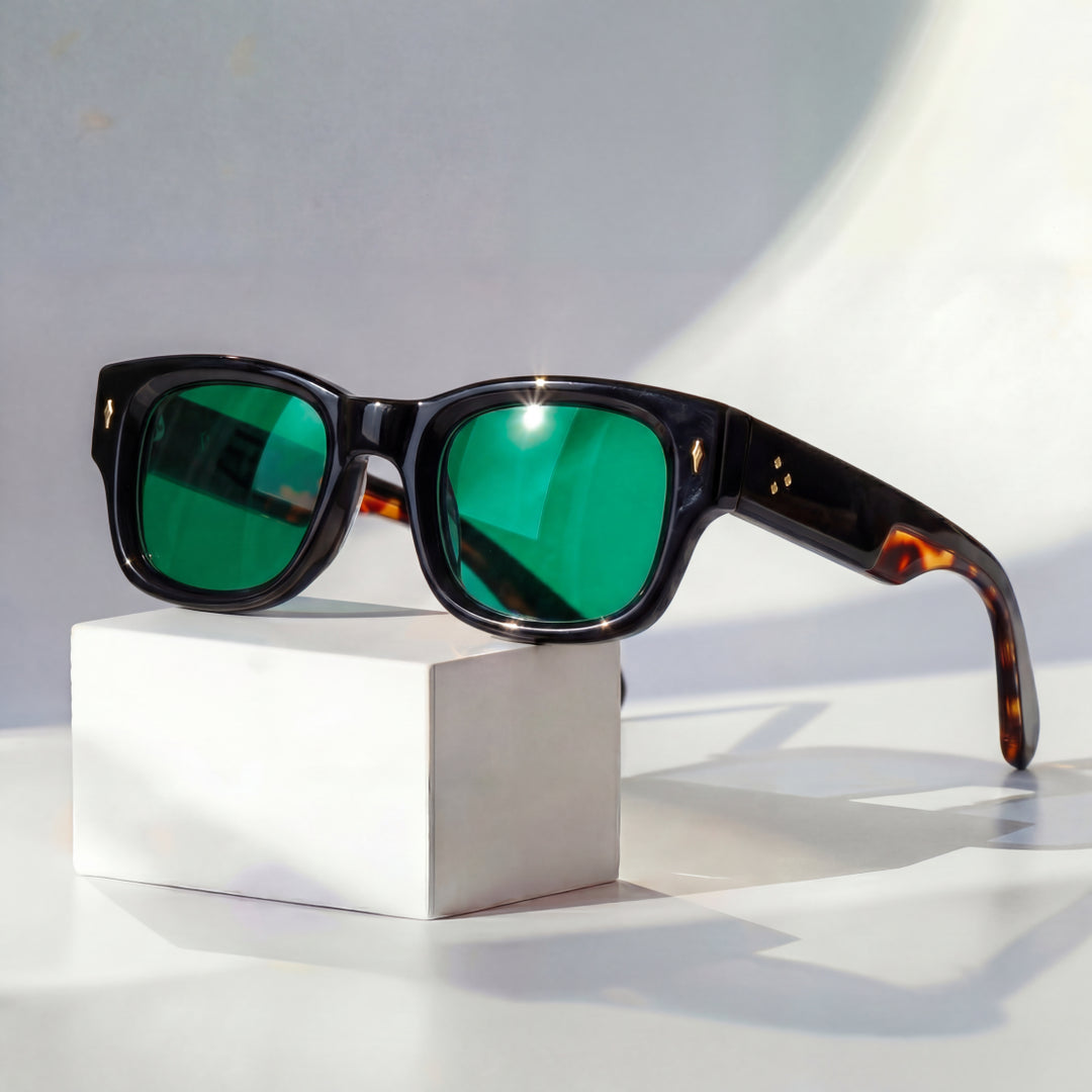 Milo | Square Frame Tinted Lens Sunglasses