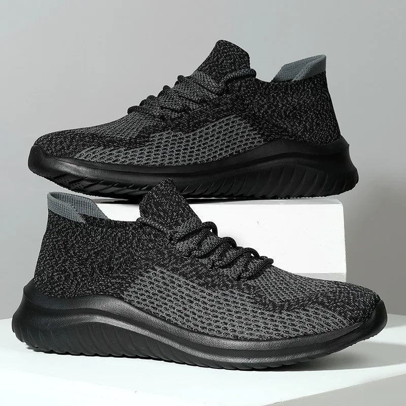 Draca - Knit Running Trainers Cushioned Sole Shoes