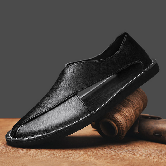 Smith | Mens Leather Slip-On Loafers