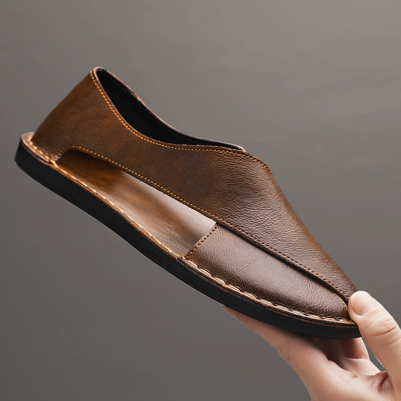 Smith | Mens Leather Slip-On Loafers
