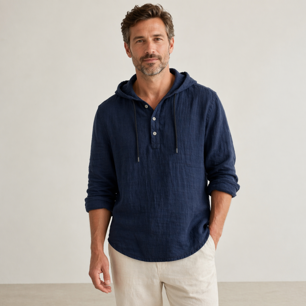 Samuel | Hooded Shirt with Long Sleeves