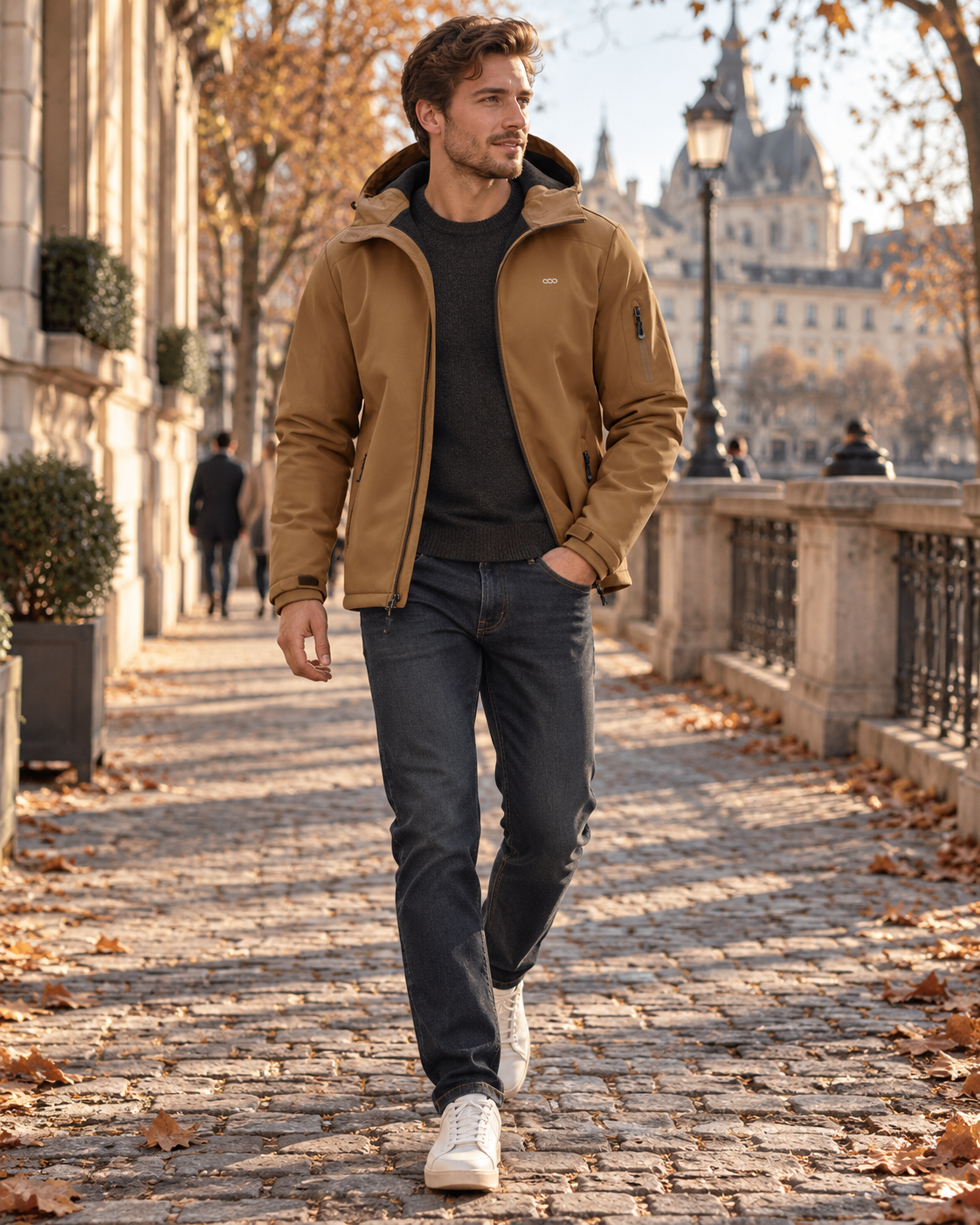 Thomas | Hooded Jacket Long Sleeve Full Zip