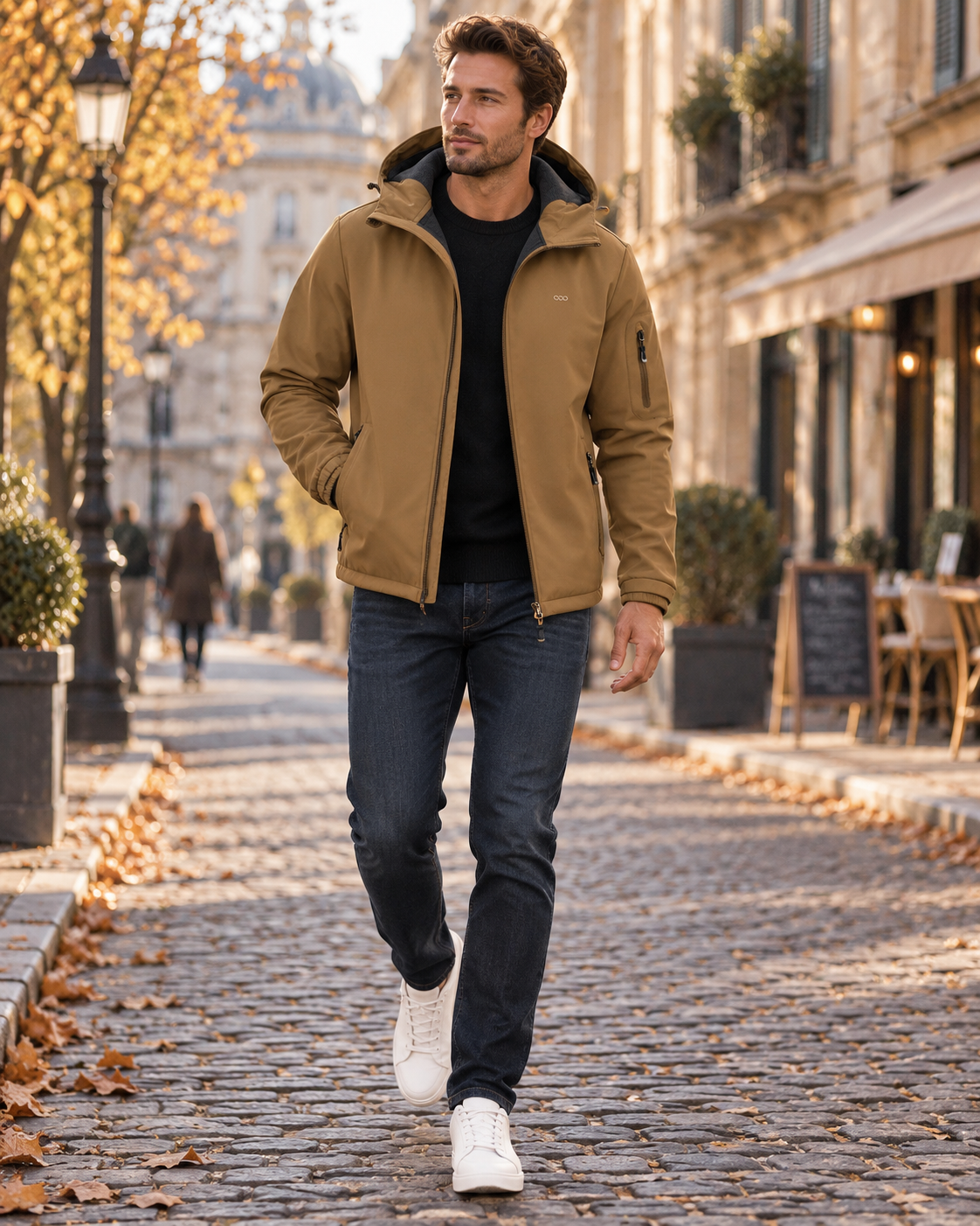 Thomas | Hooded Jacket Long Sleeve Full Zip