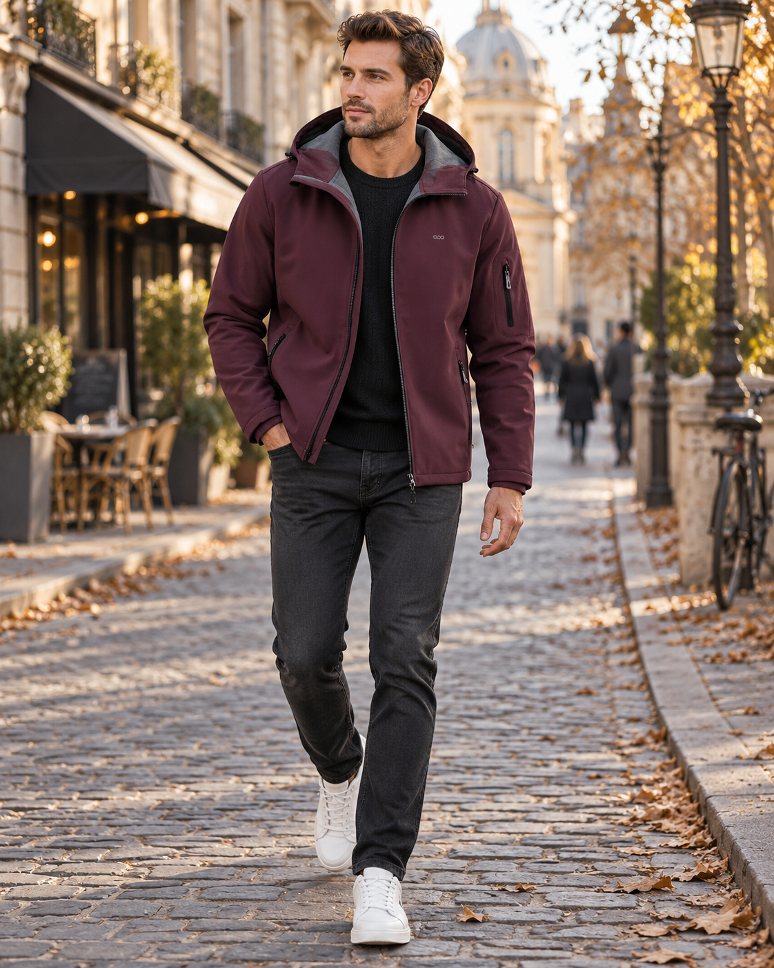 Thomas | Hooded Jacket Long Sleeve Full Zip