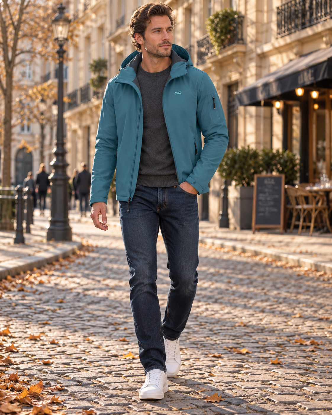 Thomas | Hooded Jacket Long Sleeve Full Zip