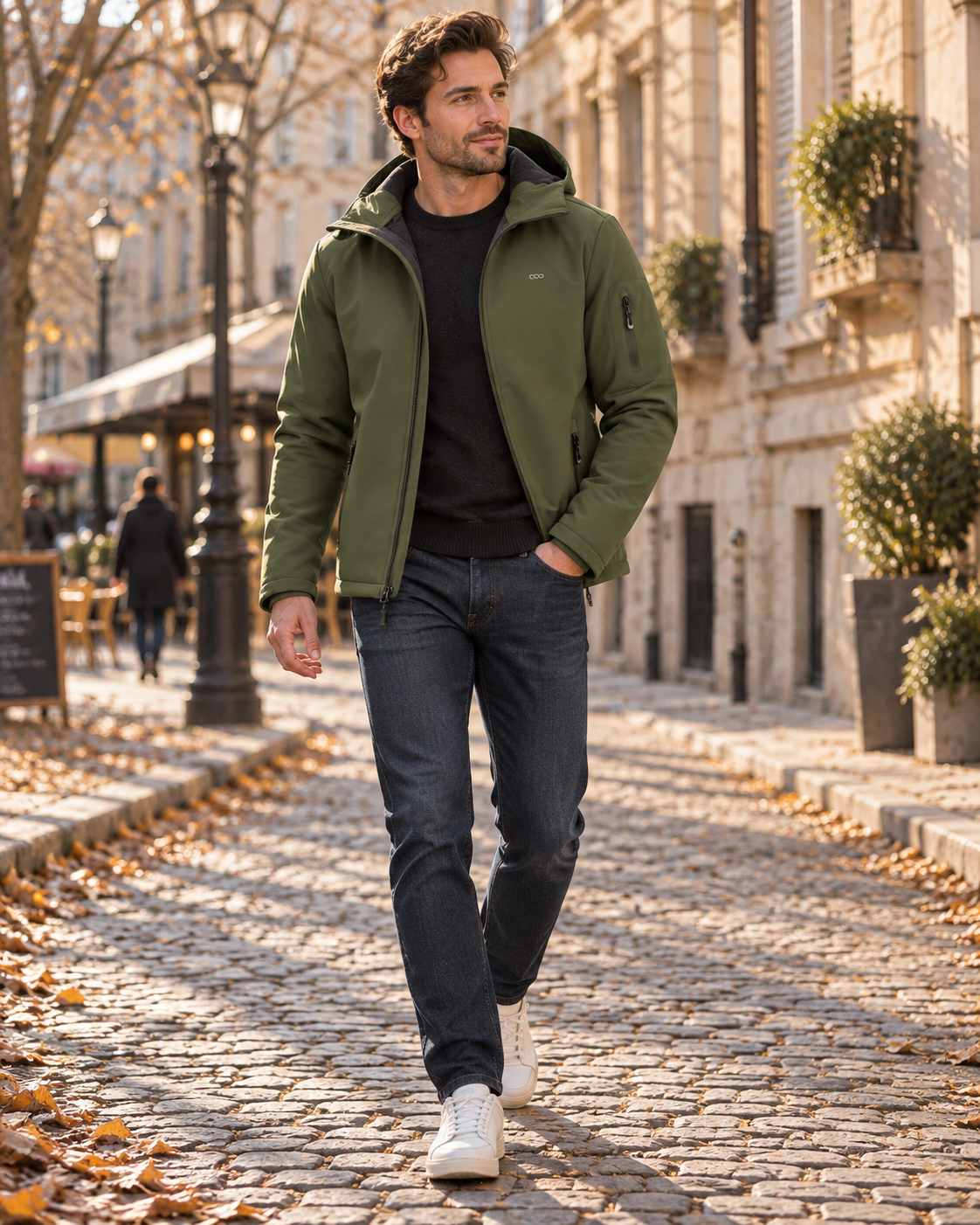 Thomas | Hooded Jacket Long Sleeve Full Zip
