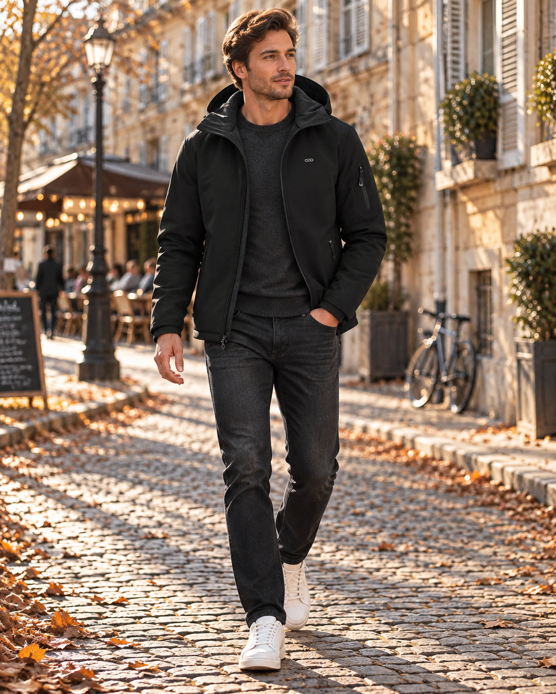 Thomas | Hooded Jacket Long Sleeve Full Zip
