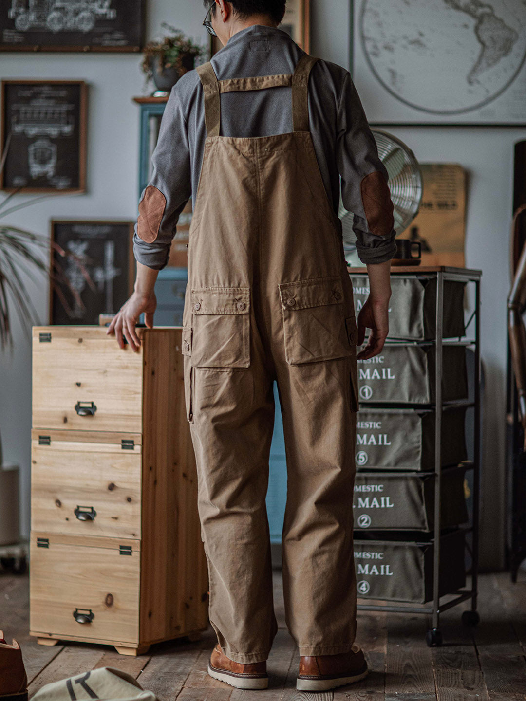 Ashton | Canvas Utility Pocket Overalls