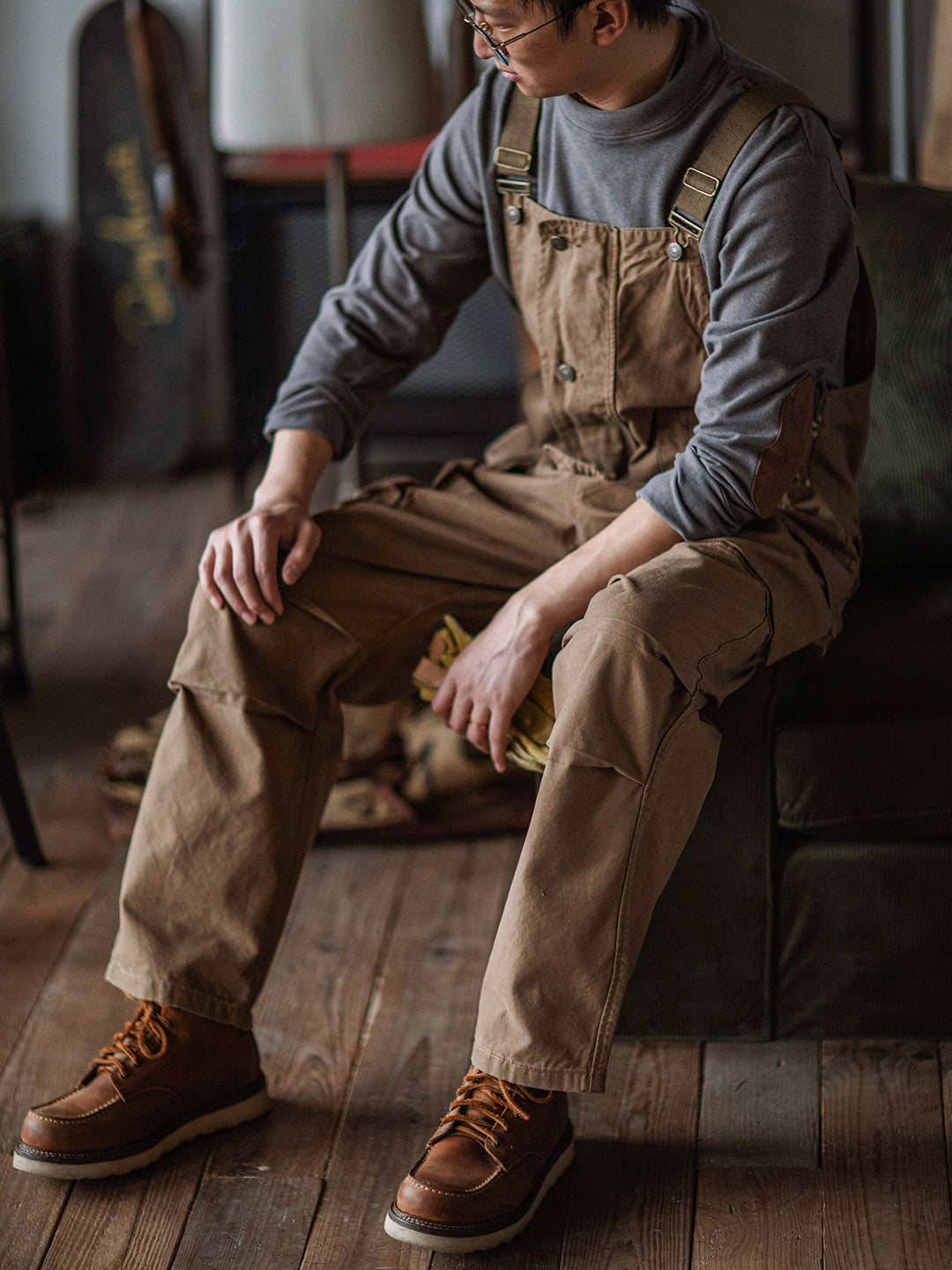 Ashton | Canvas Utility Pocket Overalls