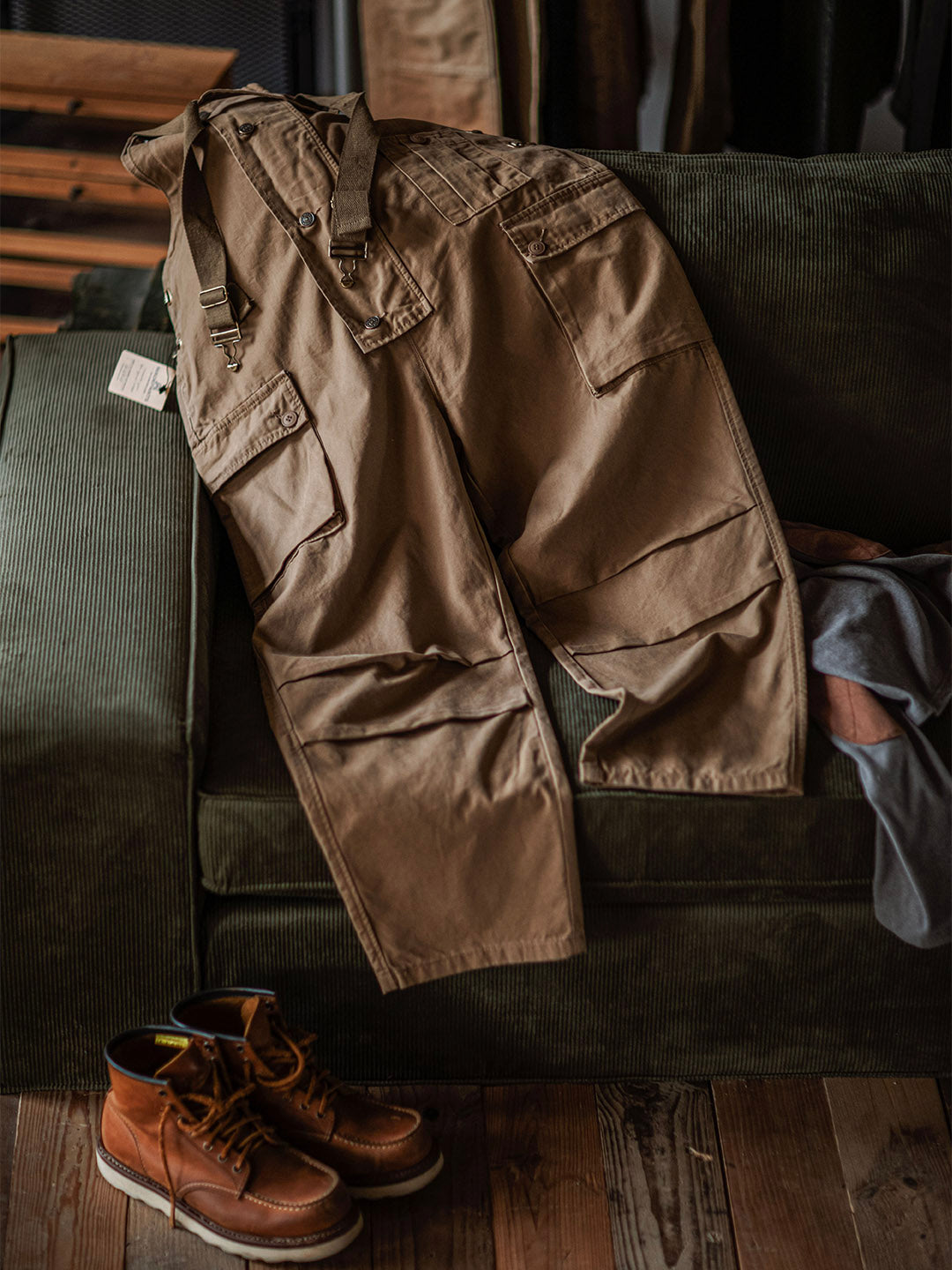 Ashton | Canvas Utility Pocket Overalls