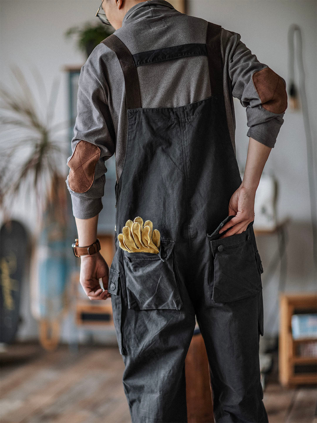 Ashton | Canvas Utility Pocket Overalls