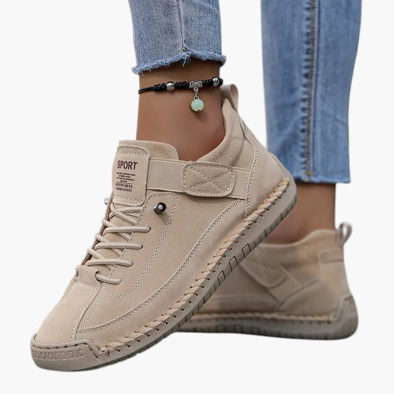 Rosenda | Casual Sneakers with Lace Closure and Stitching