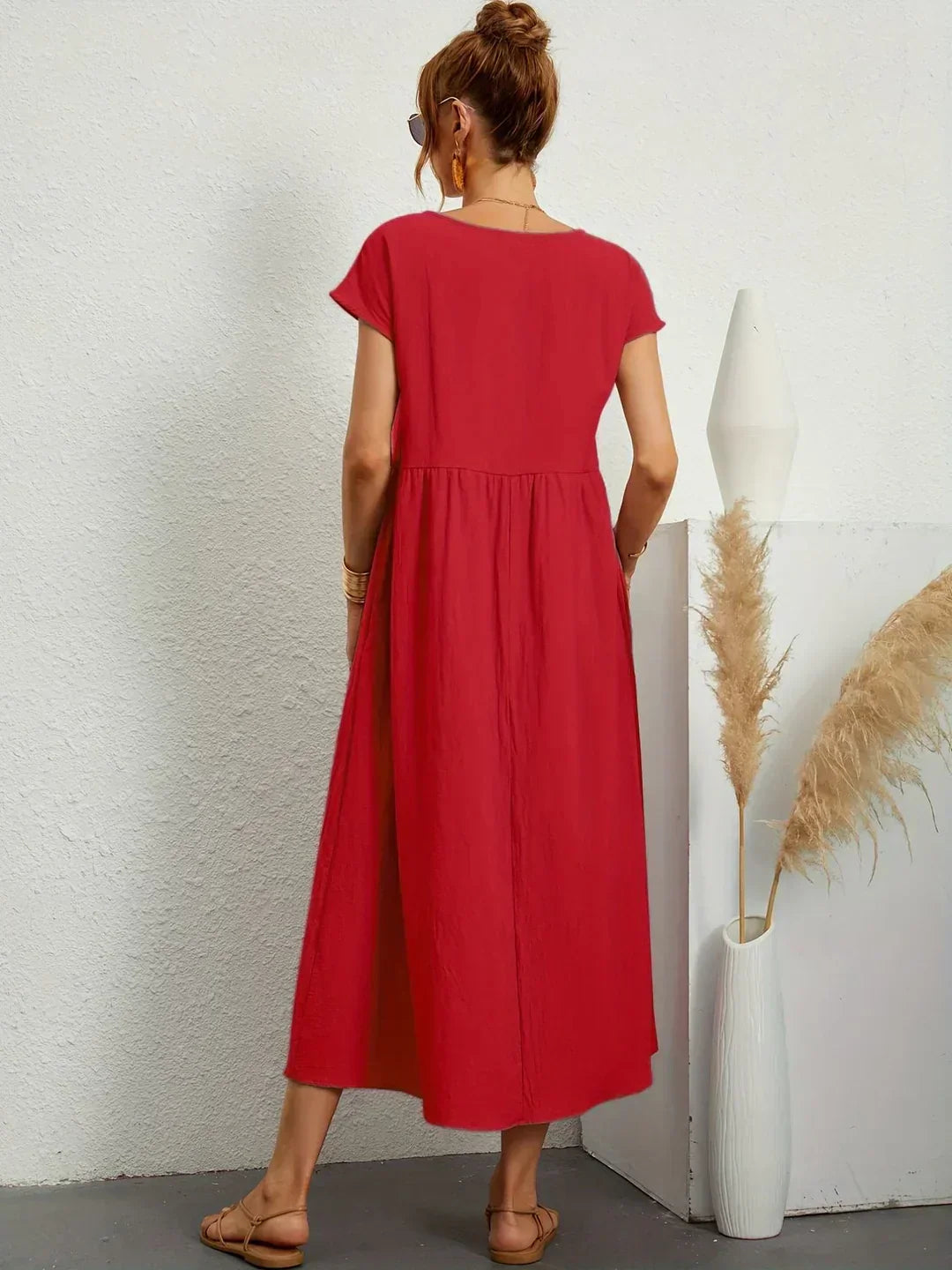 Cintia | Pocket Midi Summer Dress