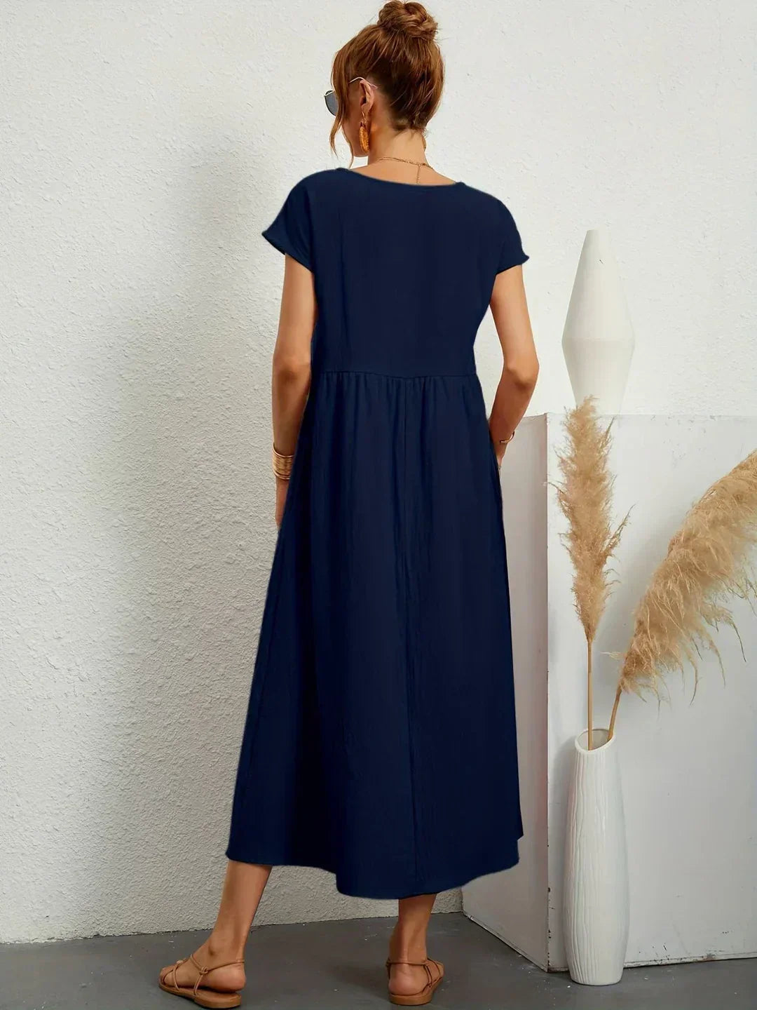 Cintia | Pocket Midi Summer Dress
