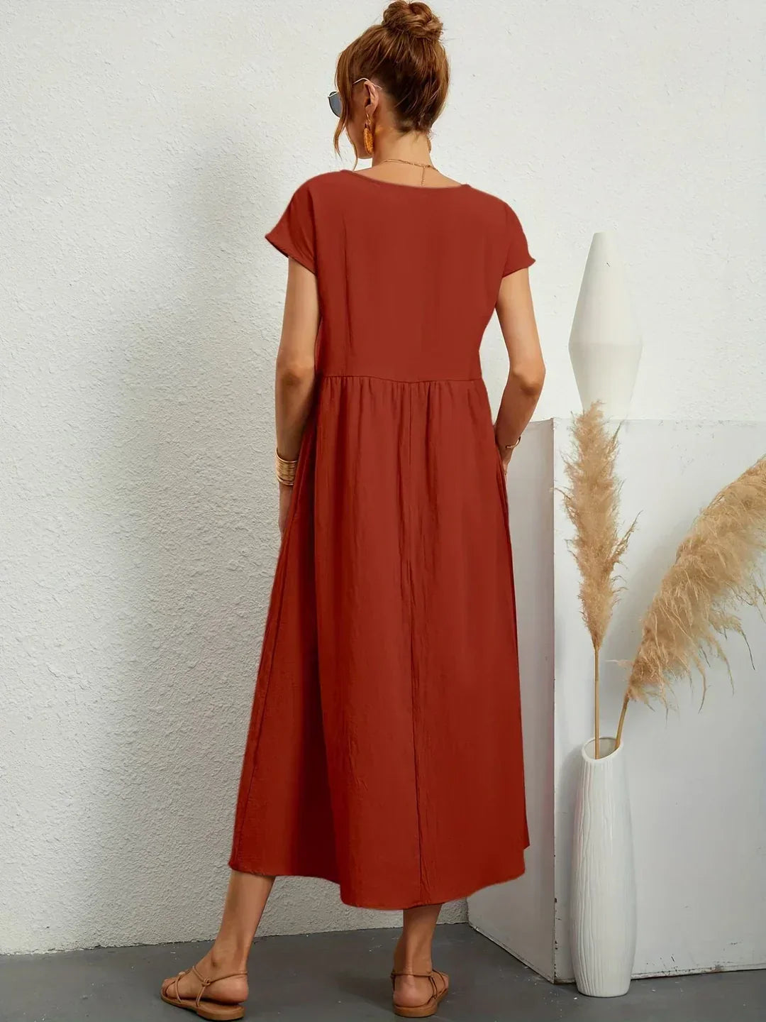 Cintia | Pocket Midi Summer Dress