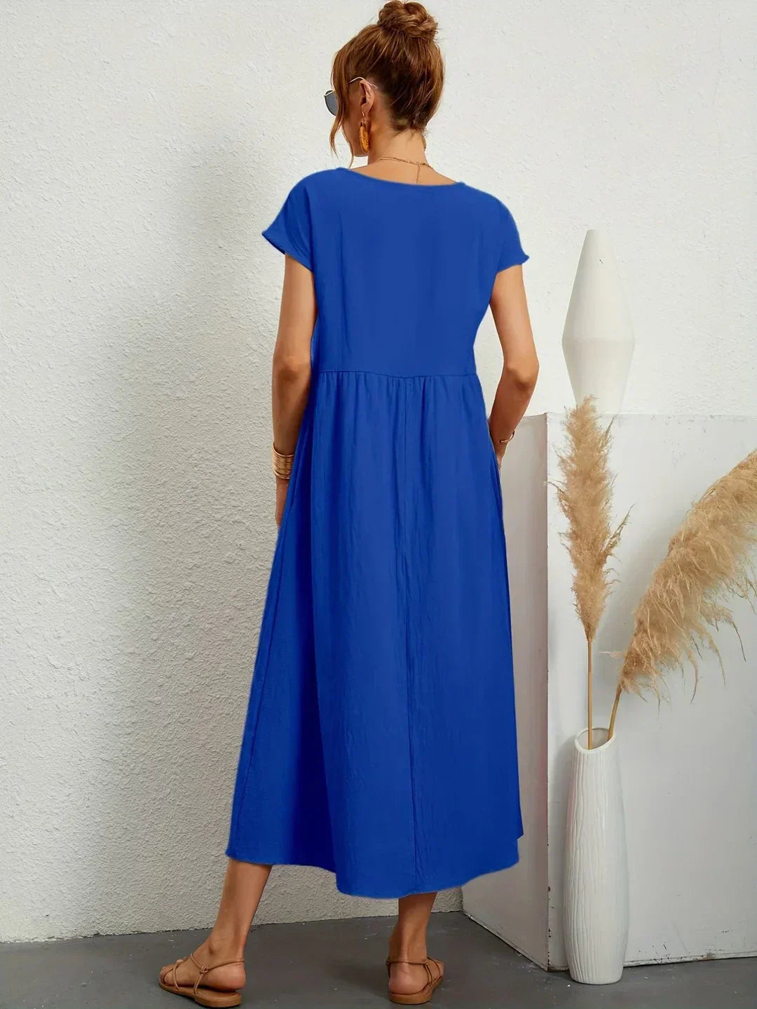 Cintia | Pocket Midi Summer Dress