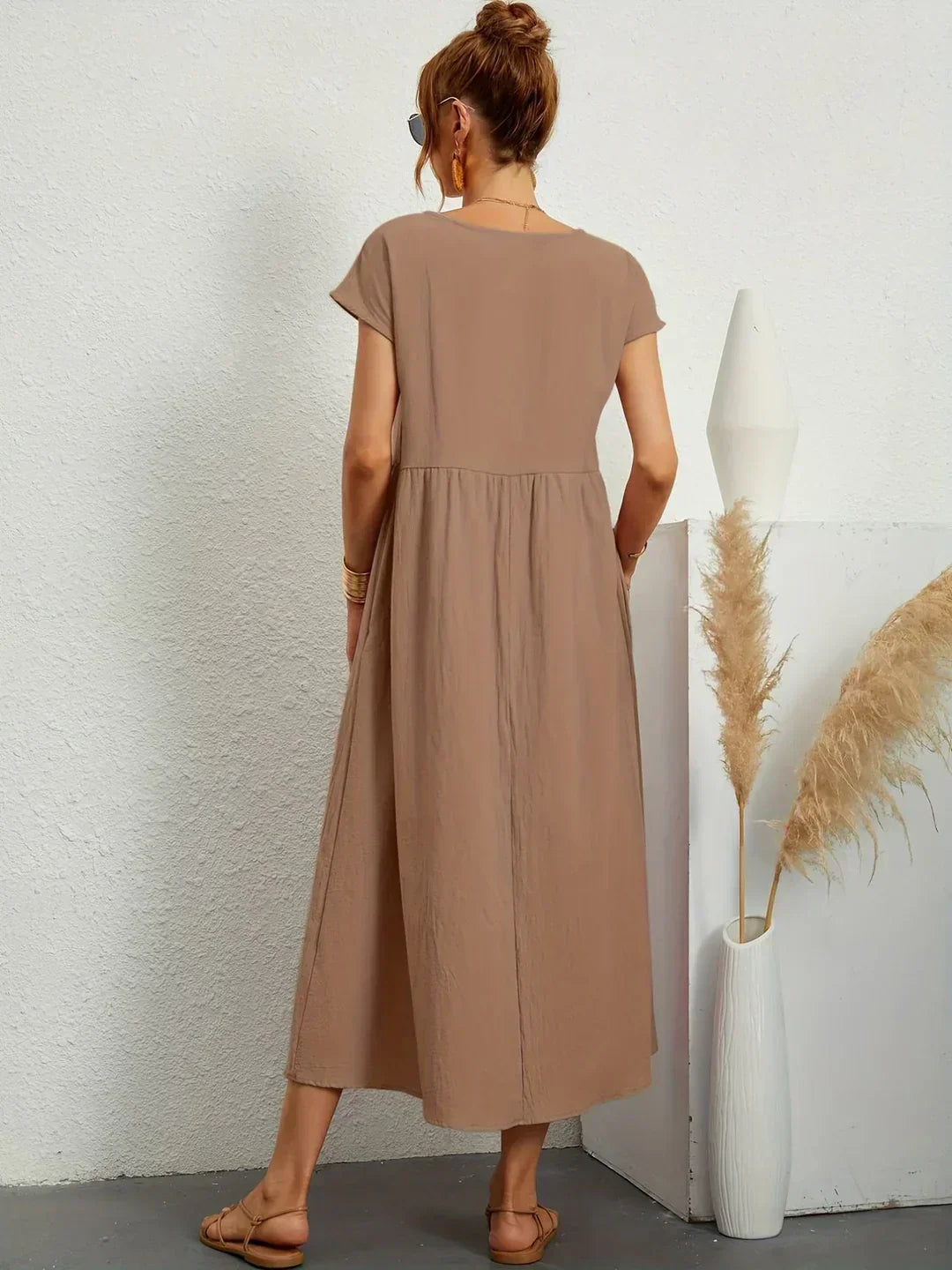 Cintia | Pocket Midi Summer Dress