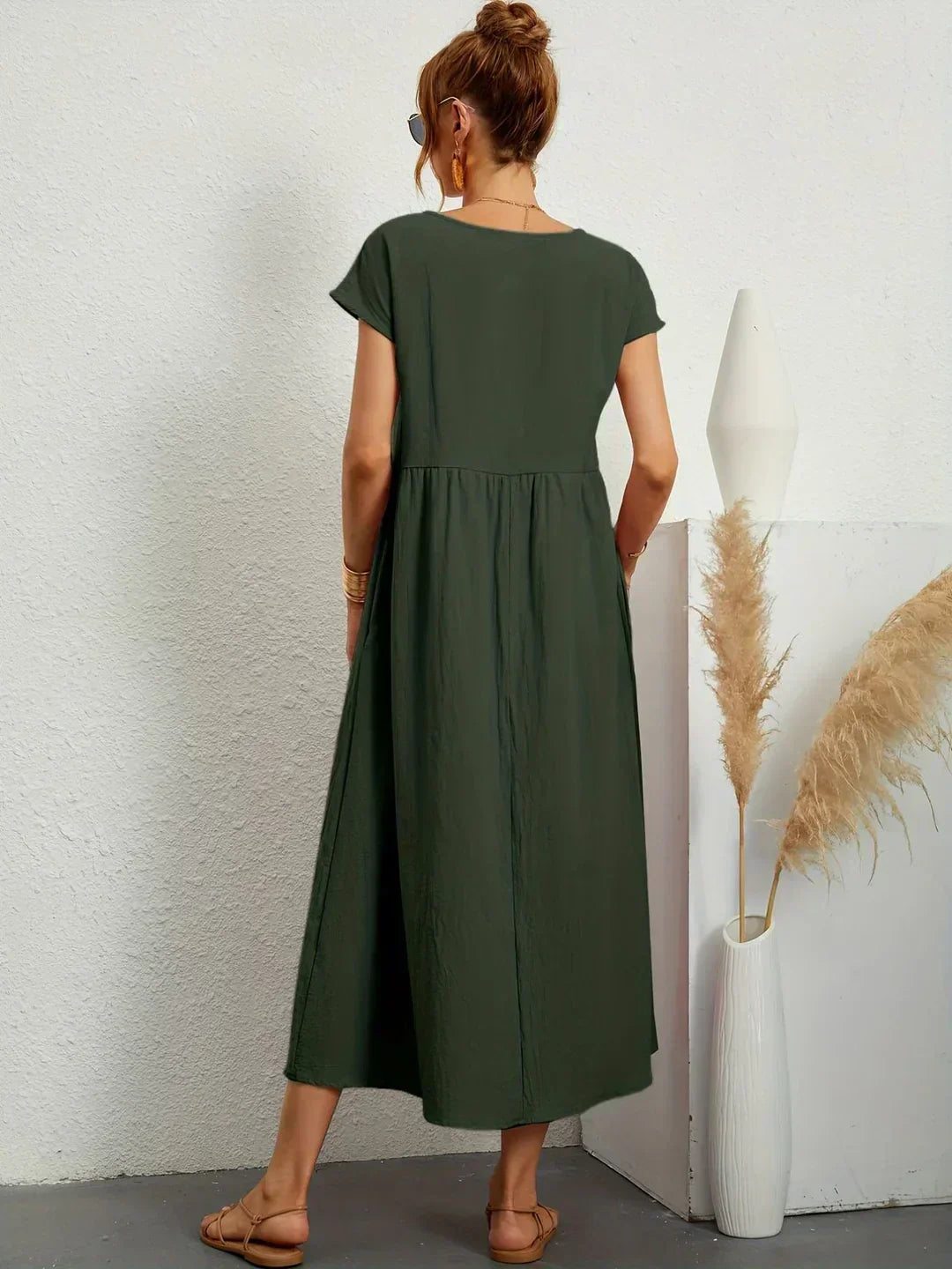 Cintia | Pocket Midi Summer Dress