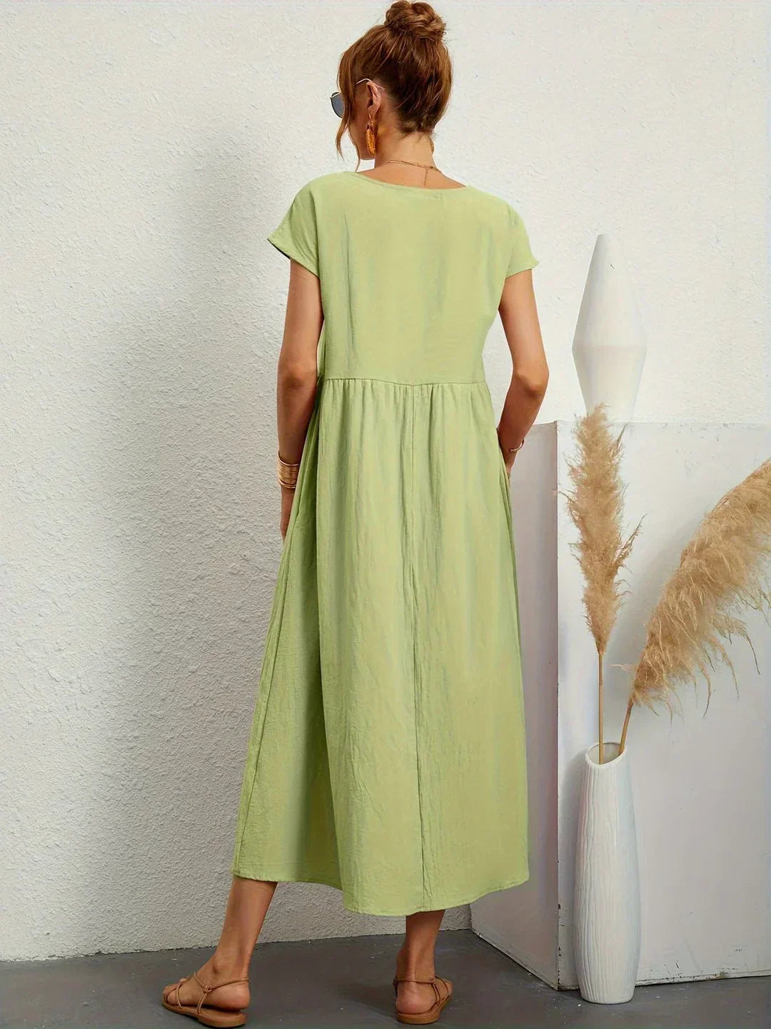 Cintia | Pocket Midi Summer Dress