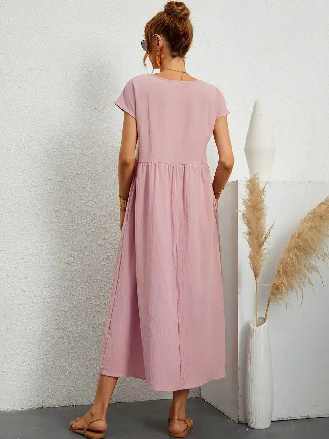 Cintia | Pocket Midi Summer Dress