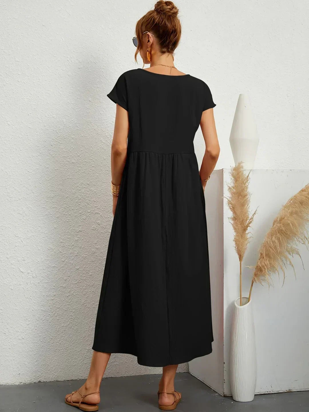 Cintia | Pocket Midi Summer Dress