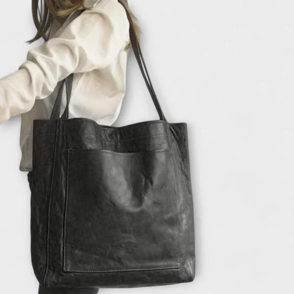 Patty | Large Soft Faux Leather Tote Bag