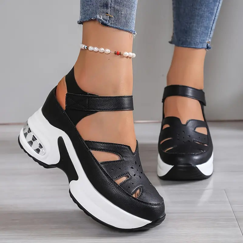 Vinara | Cut Out Platform Sandals