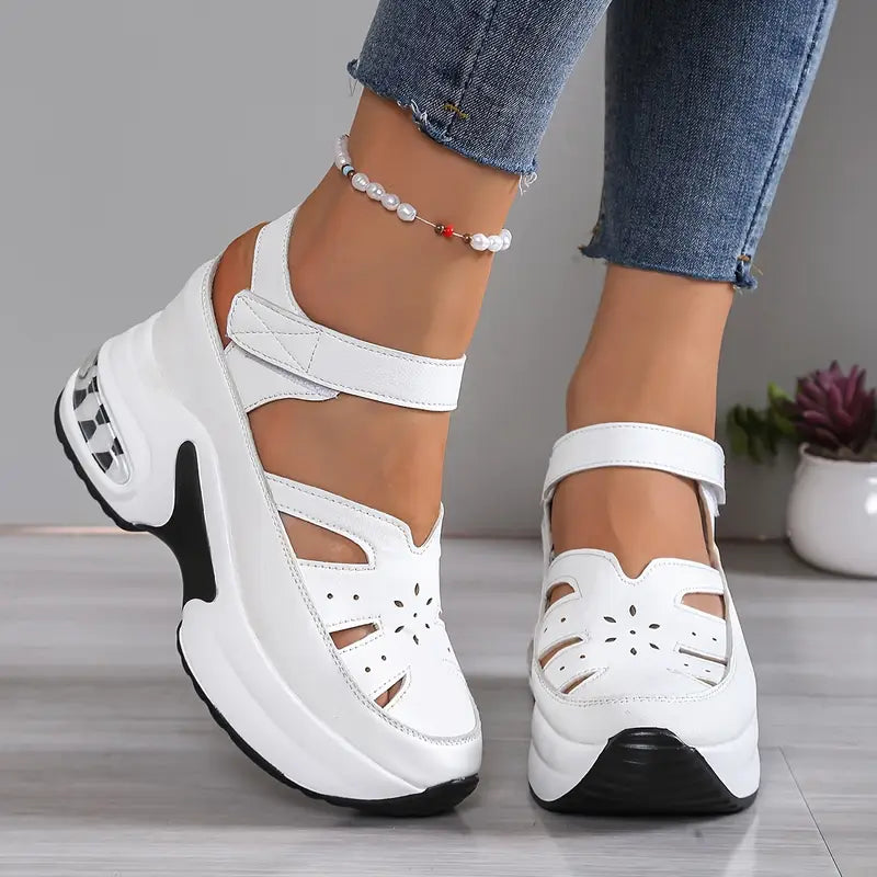 Vinara | Cut Out Platform Sandals