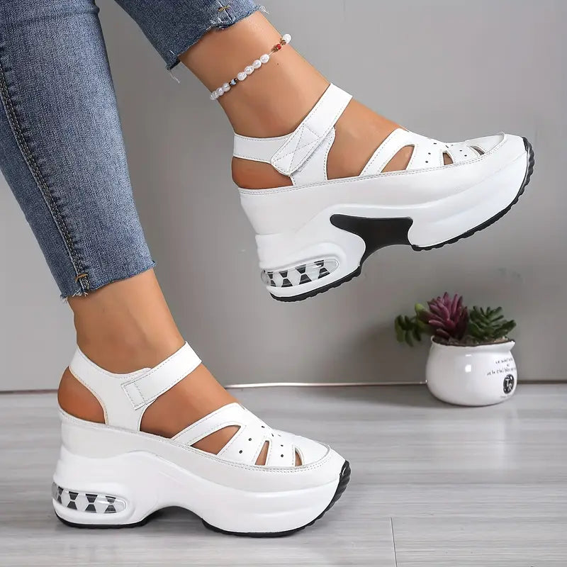 Vinara | Cut Out Platform Sandals
