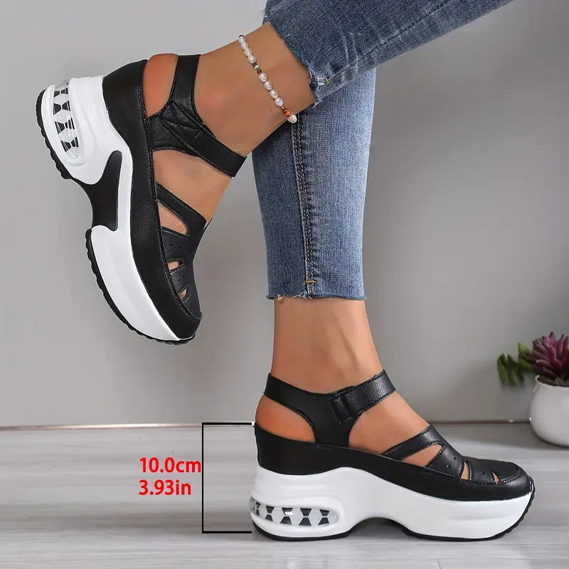 Vinara | Cut Out Platform Sandals
