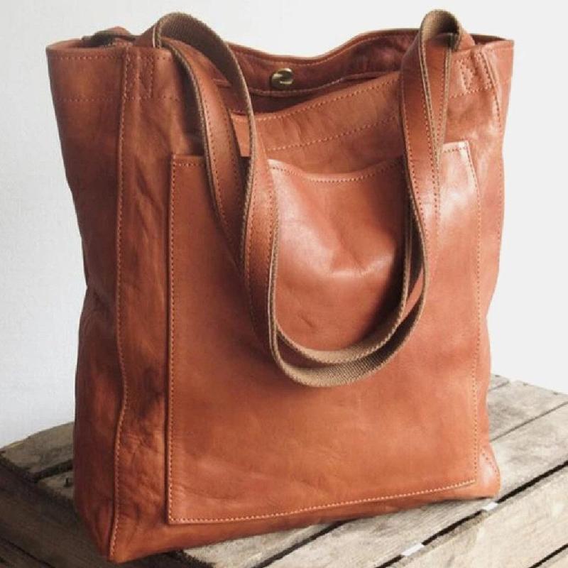 Brigitta | Tote Bag with Long Handles and Pocket
