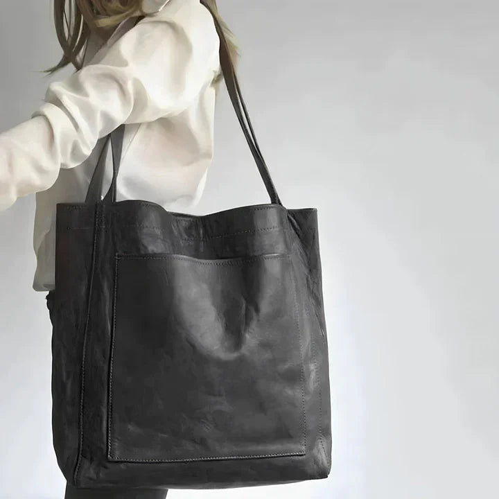 Brigitta | Tote Bag with Long Handles and Pocket
