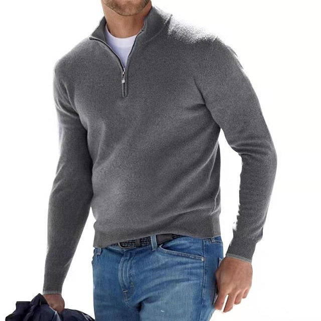 Heimo | Quarter-Zip Long Sleeve Jumper