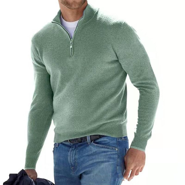 Heimo | Quarter-Zip Long Sleeve Jumper